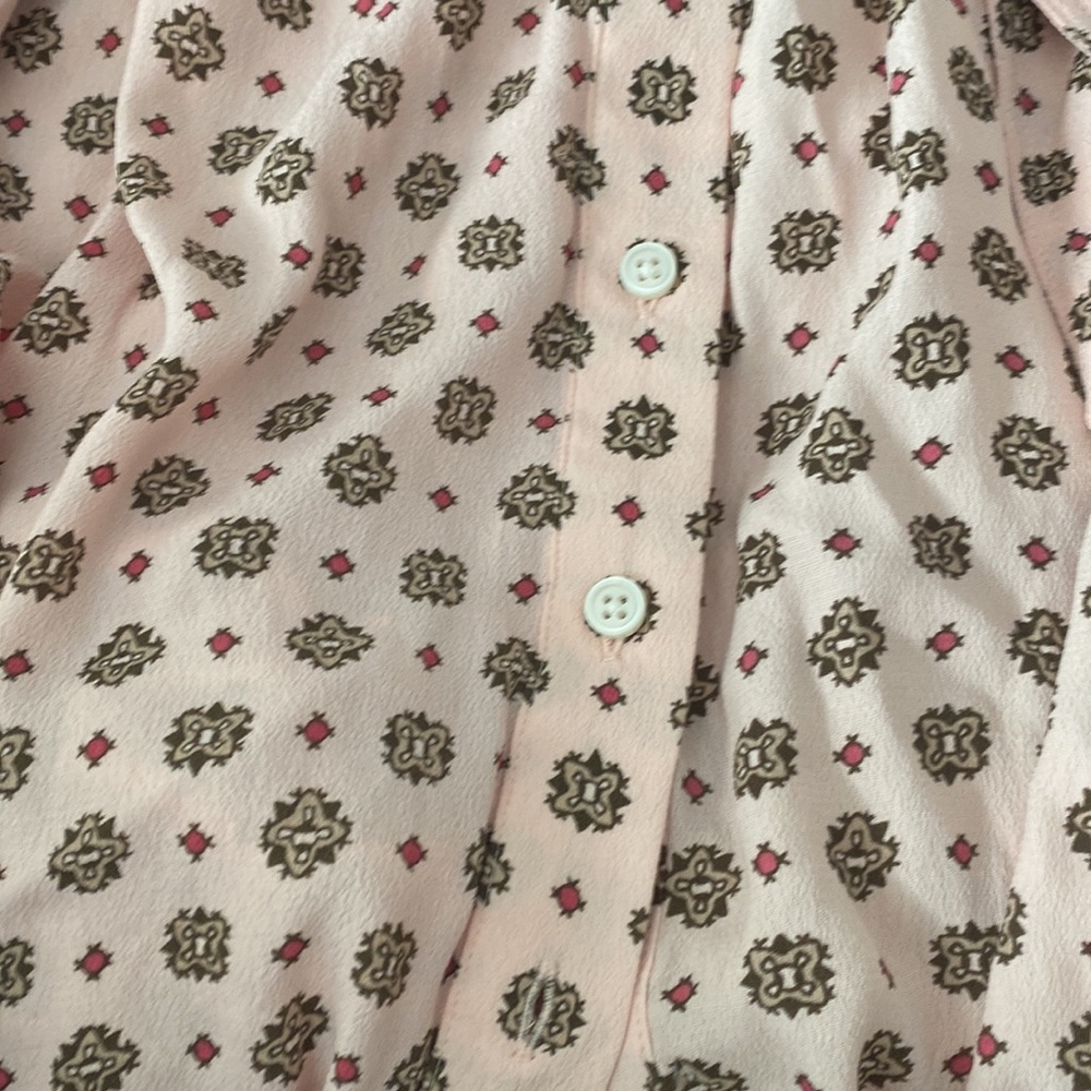 NWT J. Crew Reimagined Pink Printed Shirt Dress💗♥️💗 - Picture 8 of 11